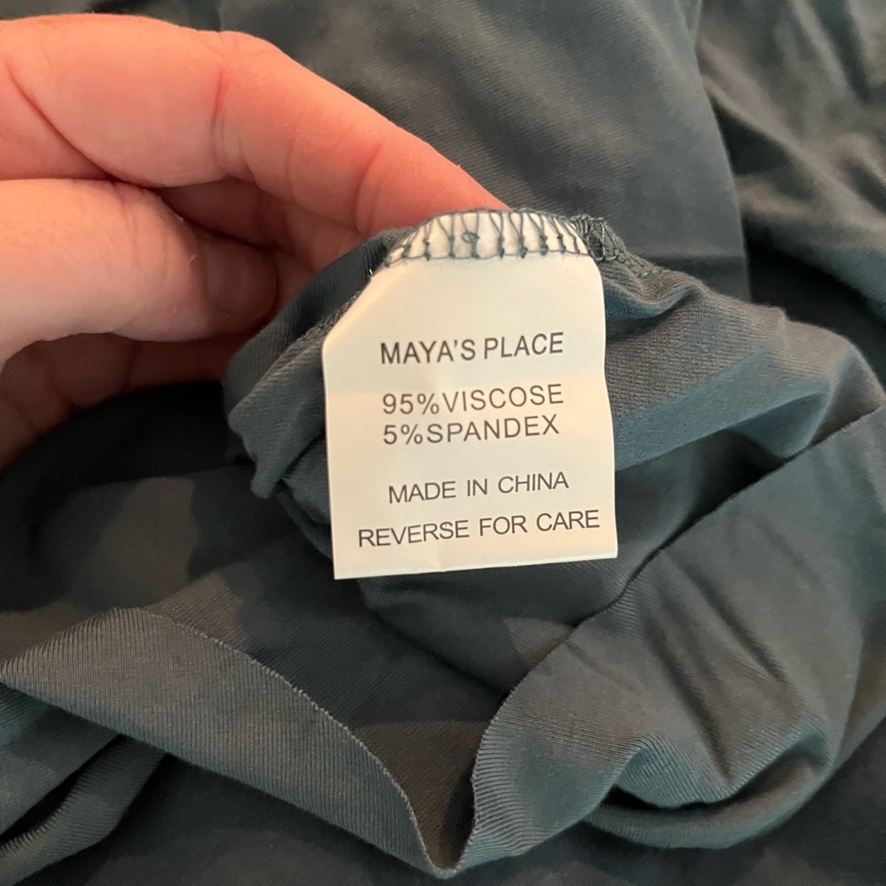 NWOT Maya’s Place Modal “Eden” Batwing Style Women's Flowy Top in 3XL Modest - Picture 5 of 6